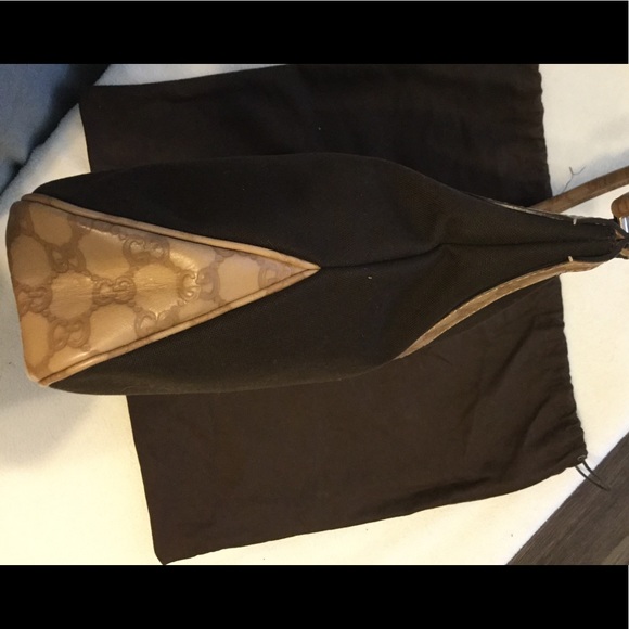 🎉SOLD🎉Gucci Canvas/Leather Guccissima Hobo Bag - Picture 5 of 8